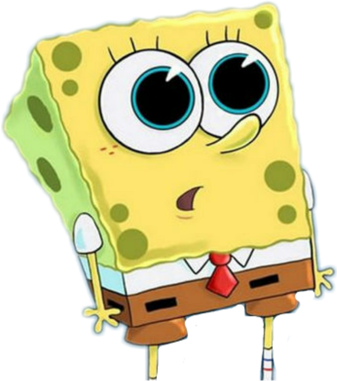 Spongebob Emoji Yellow Eyes Cartoon Nickeloden - Bob Esponja Kawaii (1024x1024), Png Download