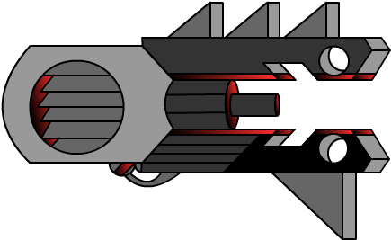 Another One I Call It Dementor - Gun (550x400), Png Download