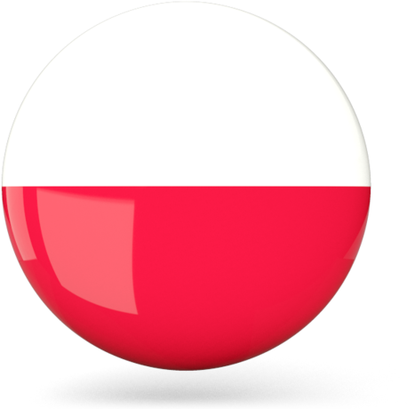 Poland Flag Png Hd - Circle (640x480), Png Download