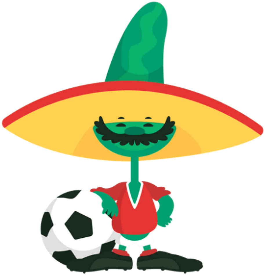 Mexico Worldcup2018 Fifa Russia Flag Flagbrazil Footbal - Juanito Mundial Png (1024x1024), Png Download