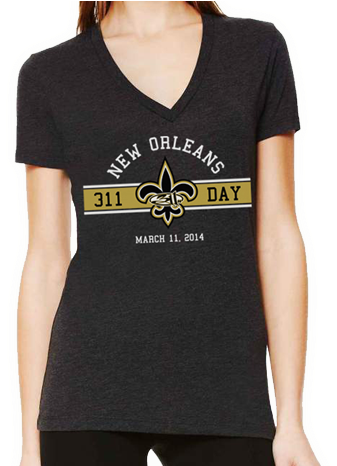 New Orleans 2014 V-neck - New Orleans (465x465), Png Download