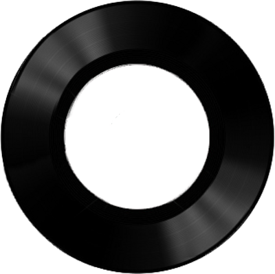 Vinyl Records Png Vinyl Record Logo Png Psd Detail - Transparent O (400x399), Png Download