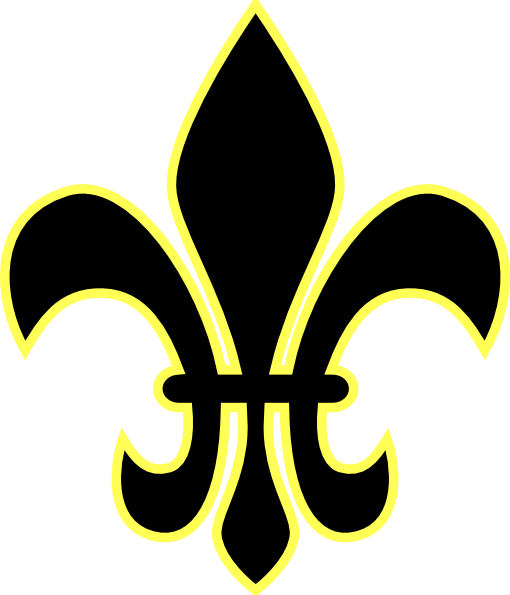 Mardi Gras Fleur De Lis Clip Art Vector Clip Art Image - Mardi Gras Fleur De Lis Vector (510x595), Png Download