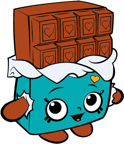 Jpg Black And White Library Free At Getdrawings Com - Shopkins Chocolate Png (443x510), Png Download