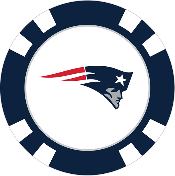 New England Patriots Poker Chip Ball Marker - Detroit Tigers Circle Logo (600x602), Png Download
