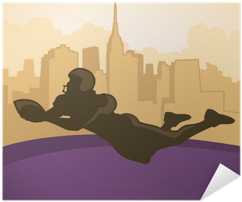 American Football Player Silhouette - Football Player (400x400), Png Download