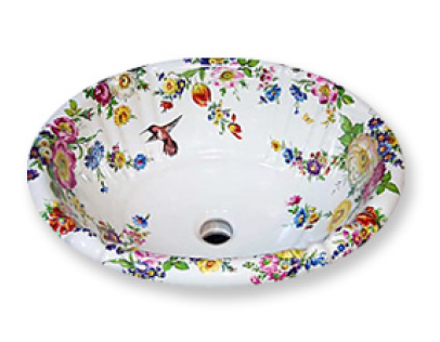 Floral-600x315 - Sink (600x315), Png Download