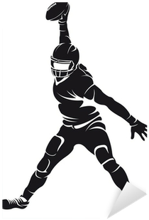 American Football Player, Silhouette Sticker • Pixers® - American Football Woman Silhouette (400x400), Png Download