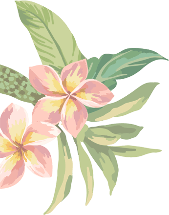 Flower - Colorful Exotic Flowers Throw Blanket (346x440), Png Download