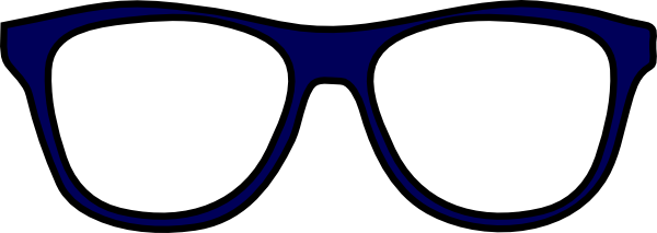 Black Sunglasses Animated - Eye Glasses Clipart (600x213), Png Download