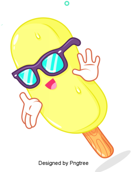 Cartoon Hand-painted Cute Ice Cream, Sweet Cone, Desserts, - Ice Cream Cone (360x360), Png Download