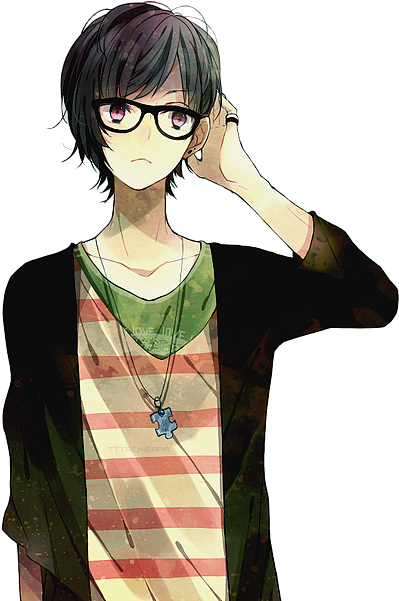 Cute Anime Boy Png - Anime Guy Png (500x600), Png Download
