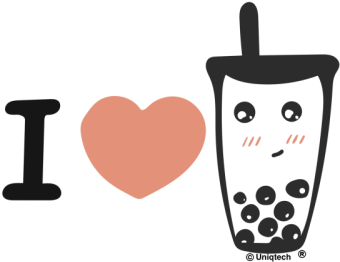 Boba Tea Cartoon Png - Loveboba (375x500), Png Download