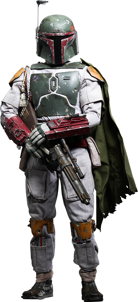 Boba - Star Wars - Boba Fett 1:4 Scale Figure (480x1050), Png Download