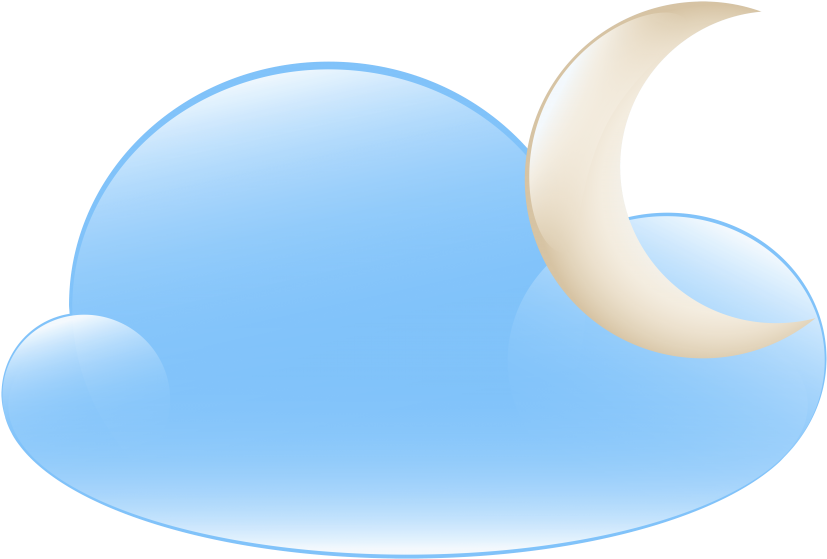 Download Free Png Moon And Cloud Weather Icon Png Images Transparent ...