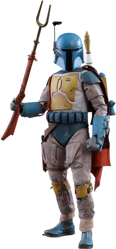 Star Wars Boba Fett Animated Version Sixth Scale Hot - Boba Fett Animated Figure (480x1000), Png Download