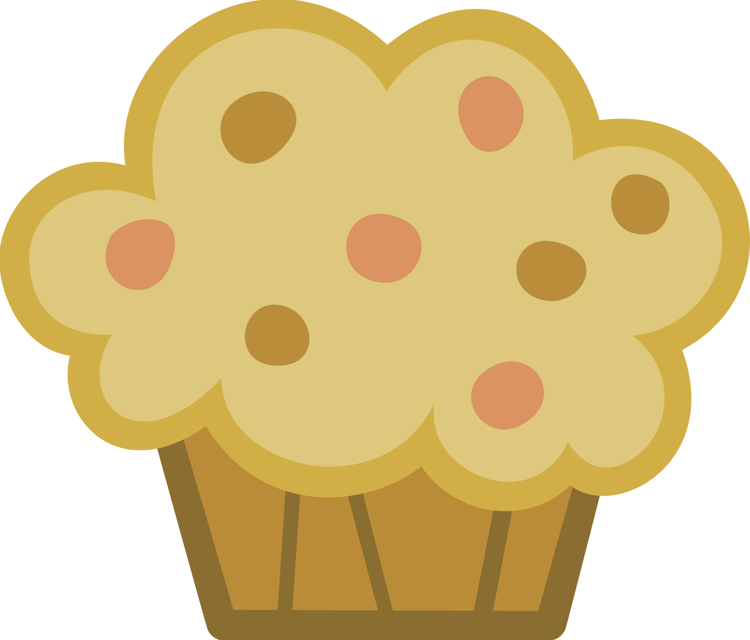 Muffin - Muffin Clipart (968x826), Png Download