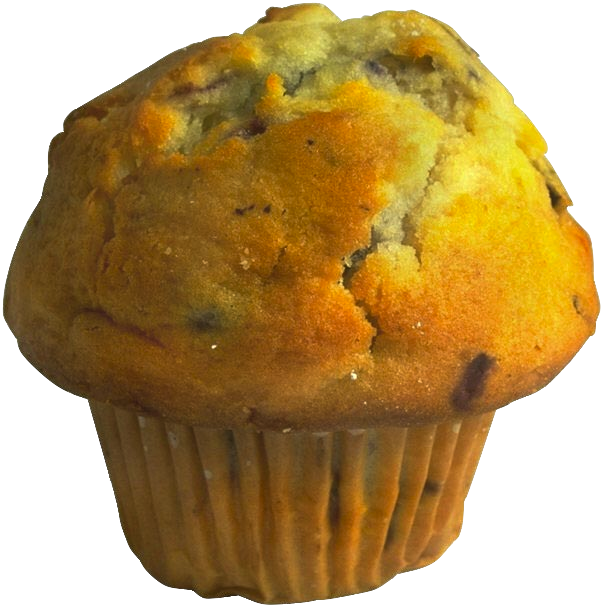 Blueberry Muffin - Muffin Man (603x607), Png Download