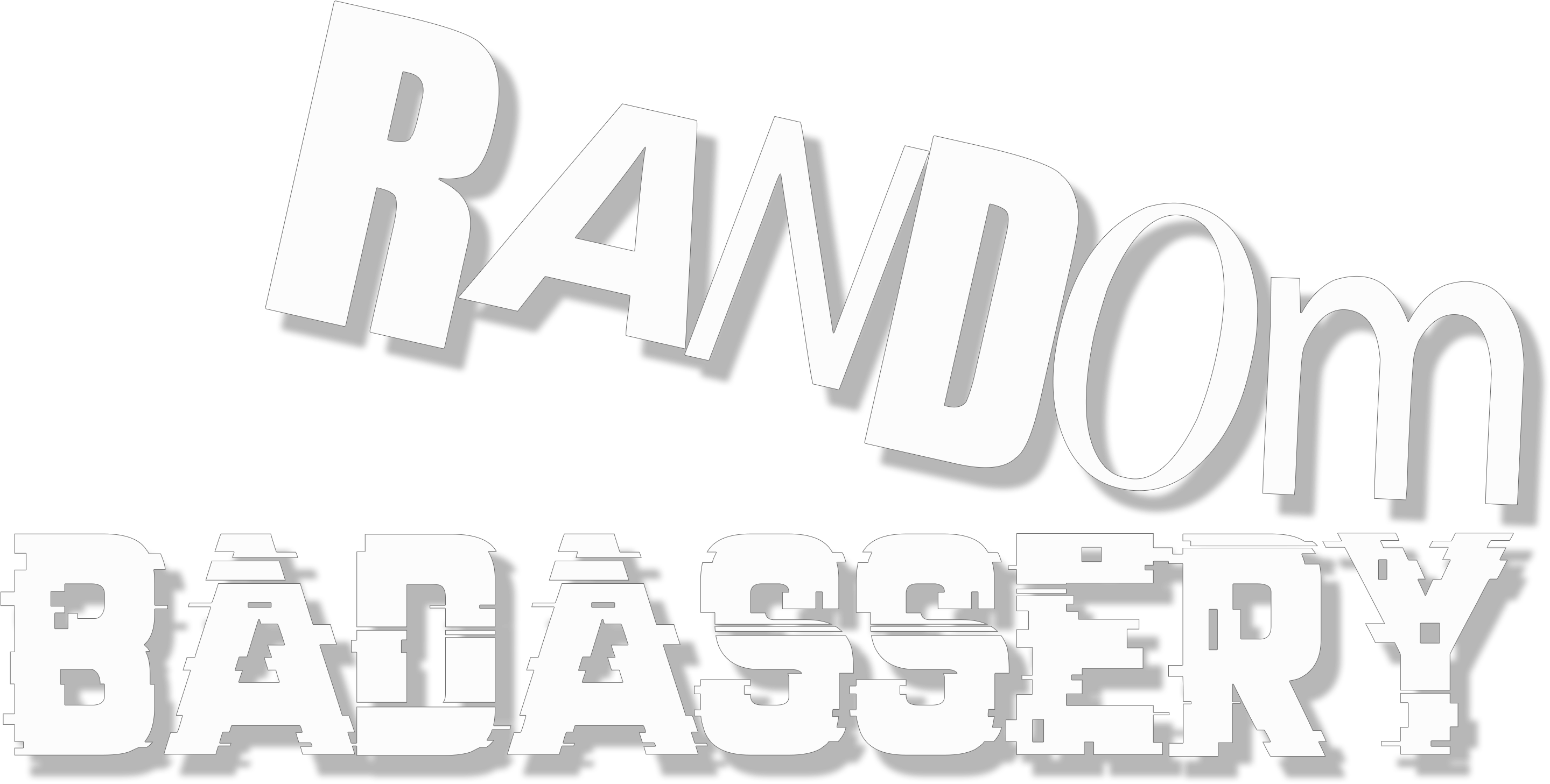 Random Badassery - Darkness (3000x1563), Png Download