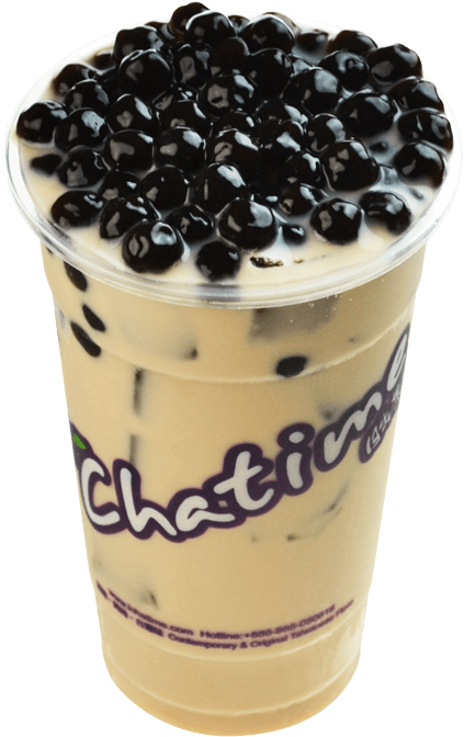 Chatime Boba Milk Tea - Chatime (480x728), Png Download