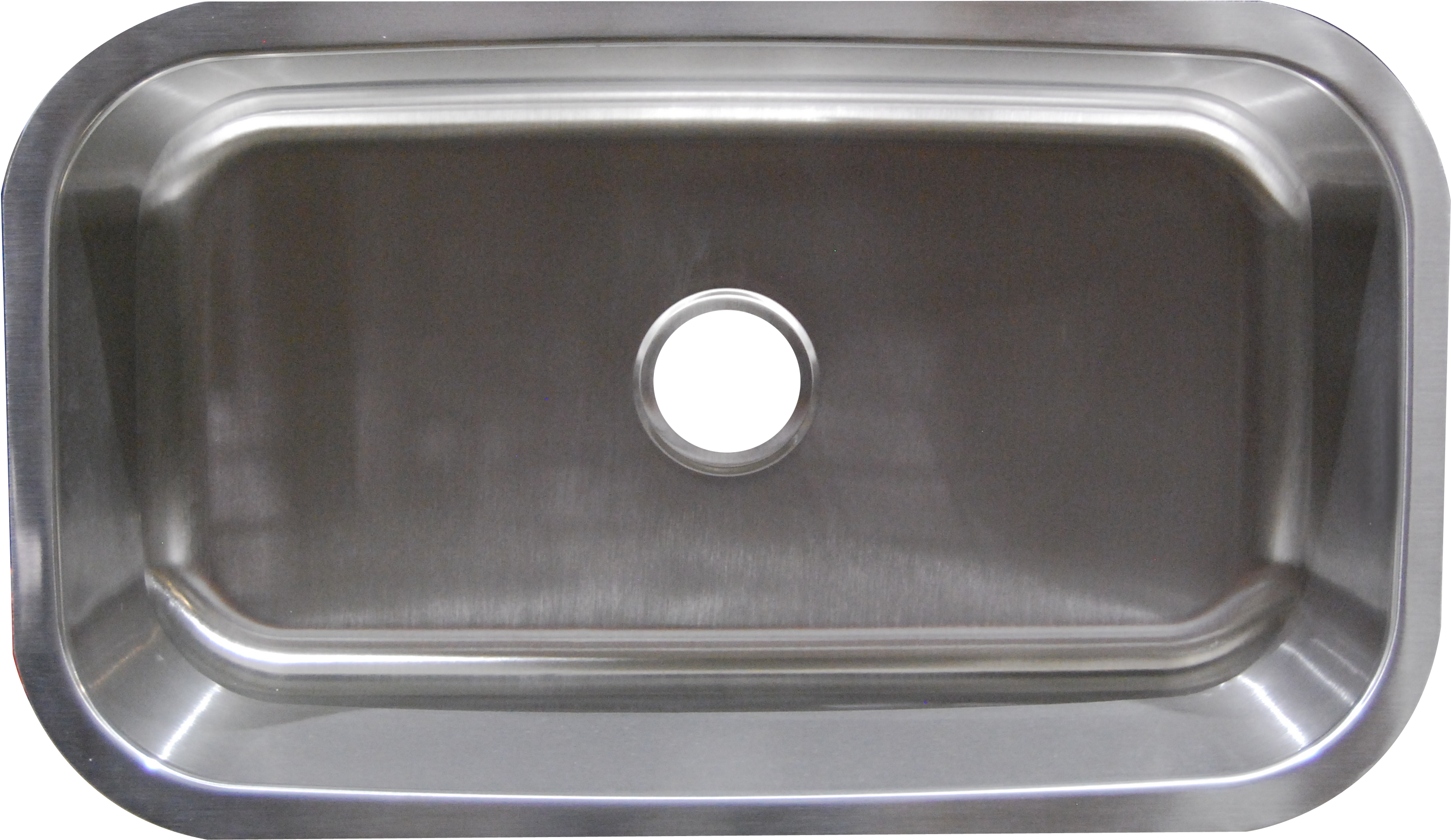 Stainless Steel Undermount Single Bowl Sink Small Satin - Sink (3238x1899), Png Download