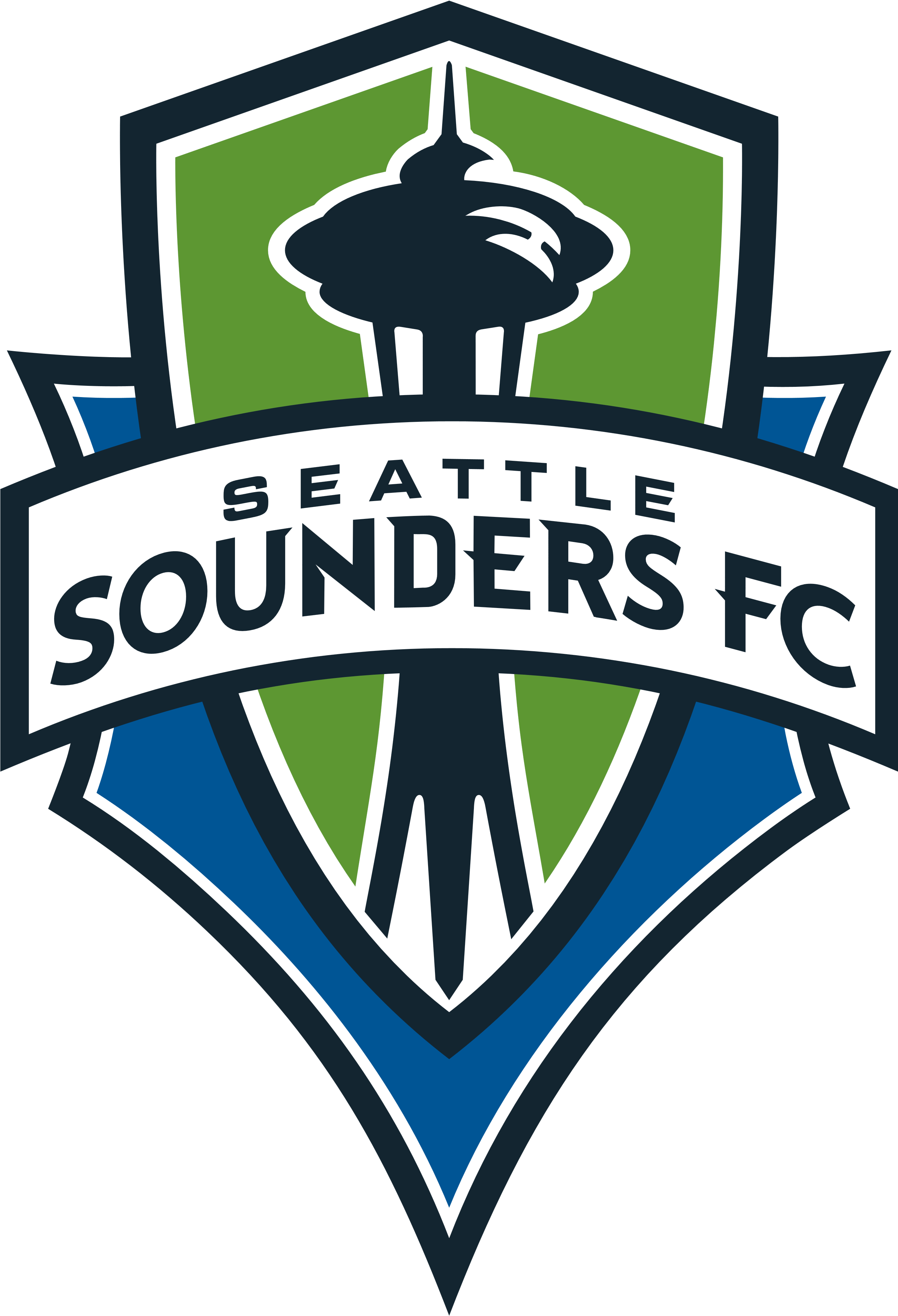 Clip Art Freeuse 49ers Svg Shield - Seattle Sounders Fc Logo Png (2400x3223), Png Download