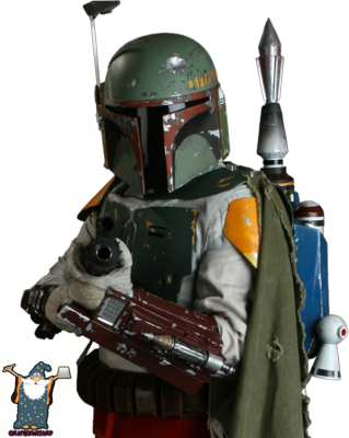 Boba Fett Psd - Boba Fett Png (319x400), Png Download