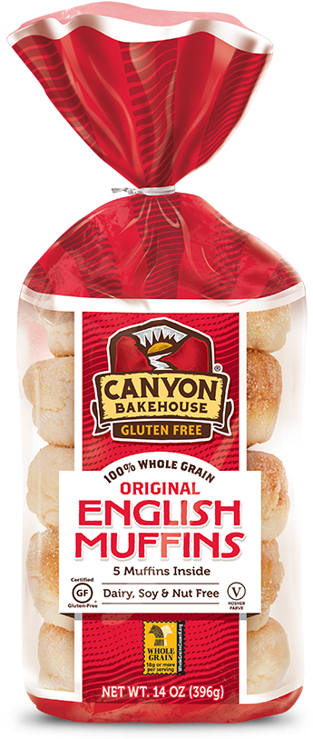 Gluten Free Original English Muffins - Canyon Bakehouse Gluten Free Brownie Bites (508x835), Png Download