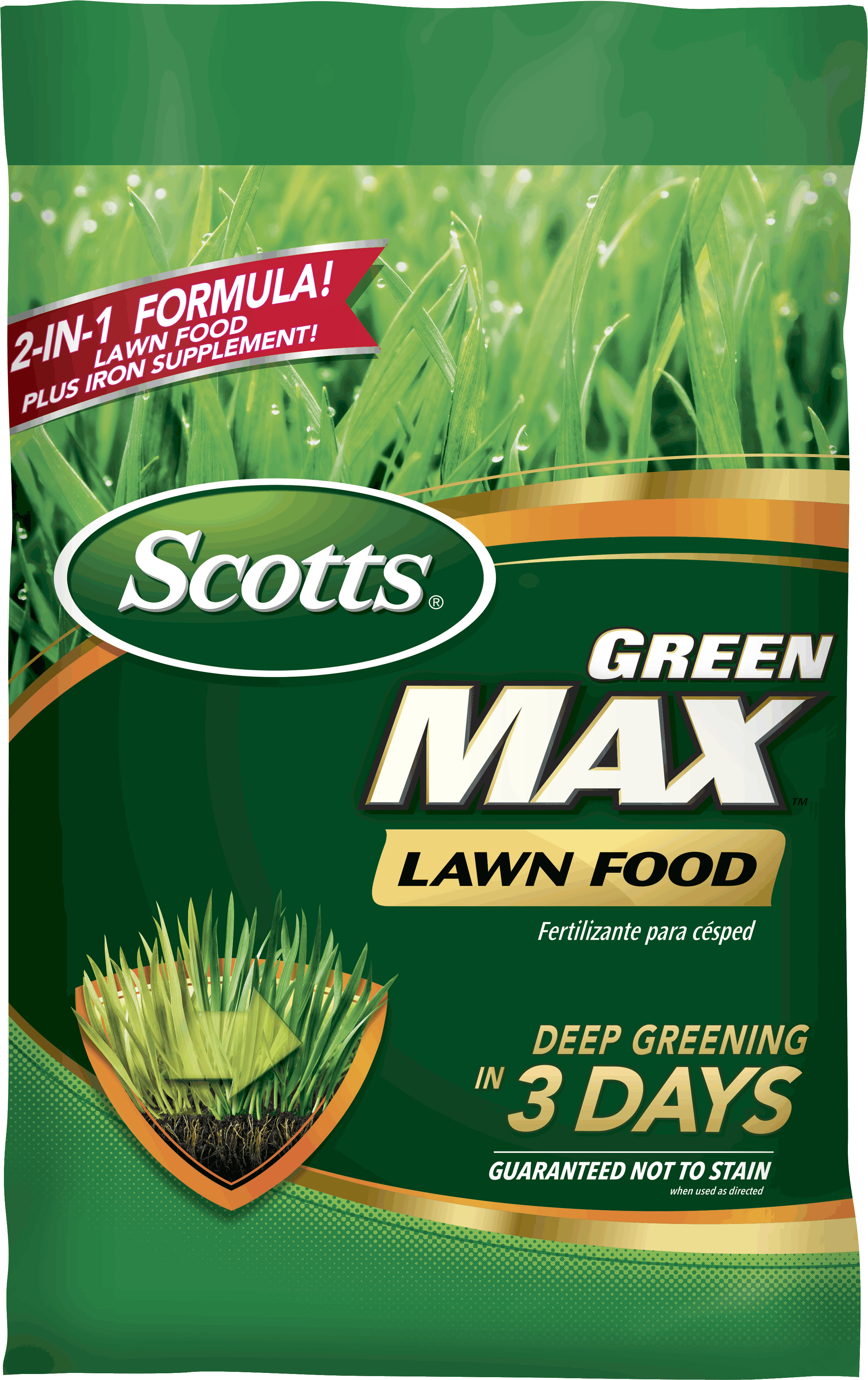 Scotts® Green Max Lawn Food - Scotts 44615a Mini Pallet Green Max Lawn Food Fertilizer (2580x4022), Png Download