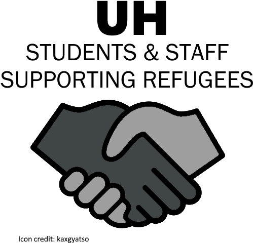 Uh Students & Staff For Refugees - Poster (600x702), Png Download