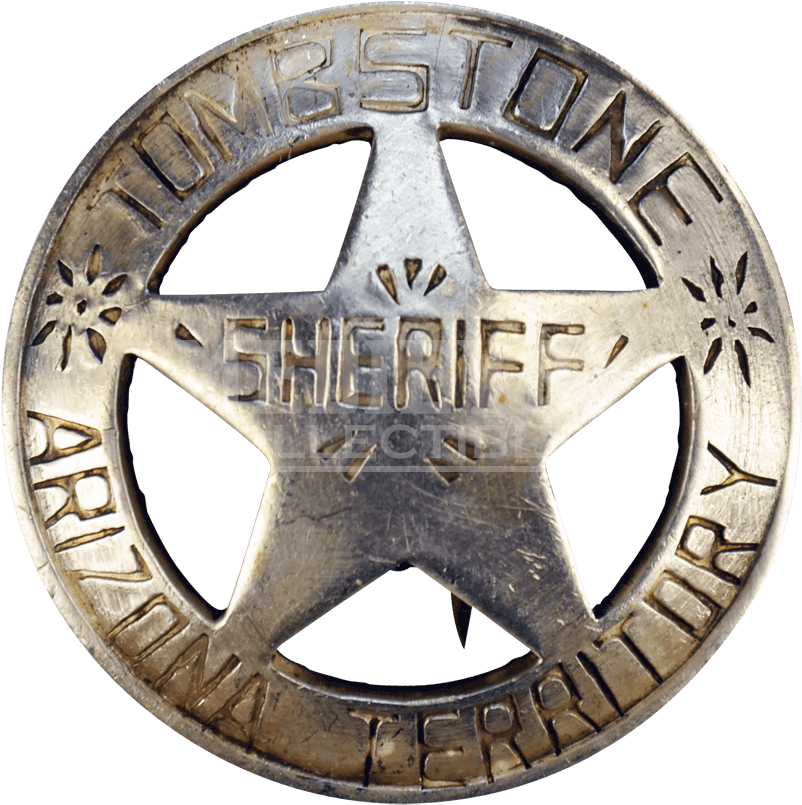 Tombstone Sheriff Badge - Sheriff Badge (850x850), Png Download