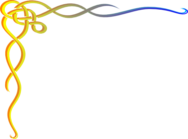 Gold Corner Border Png (600x446), Png Download