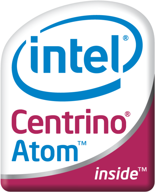 Intel Atom Centrino Inside - Intel Centrino Atom Logo (518x640), Png Download