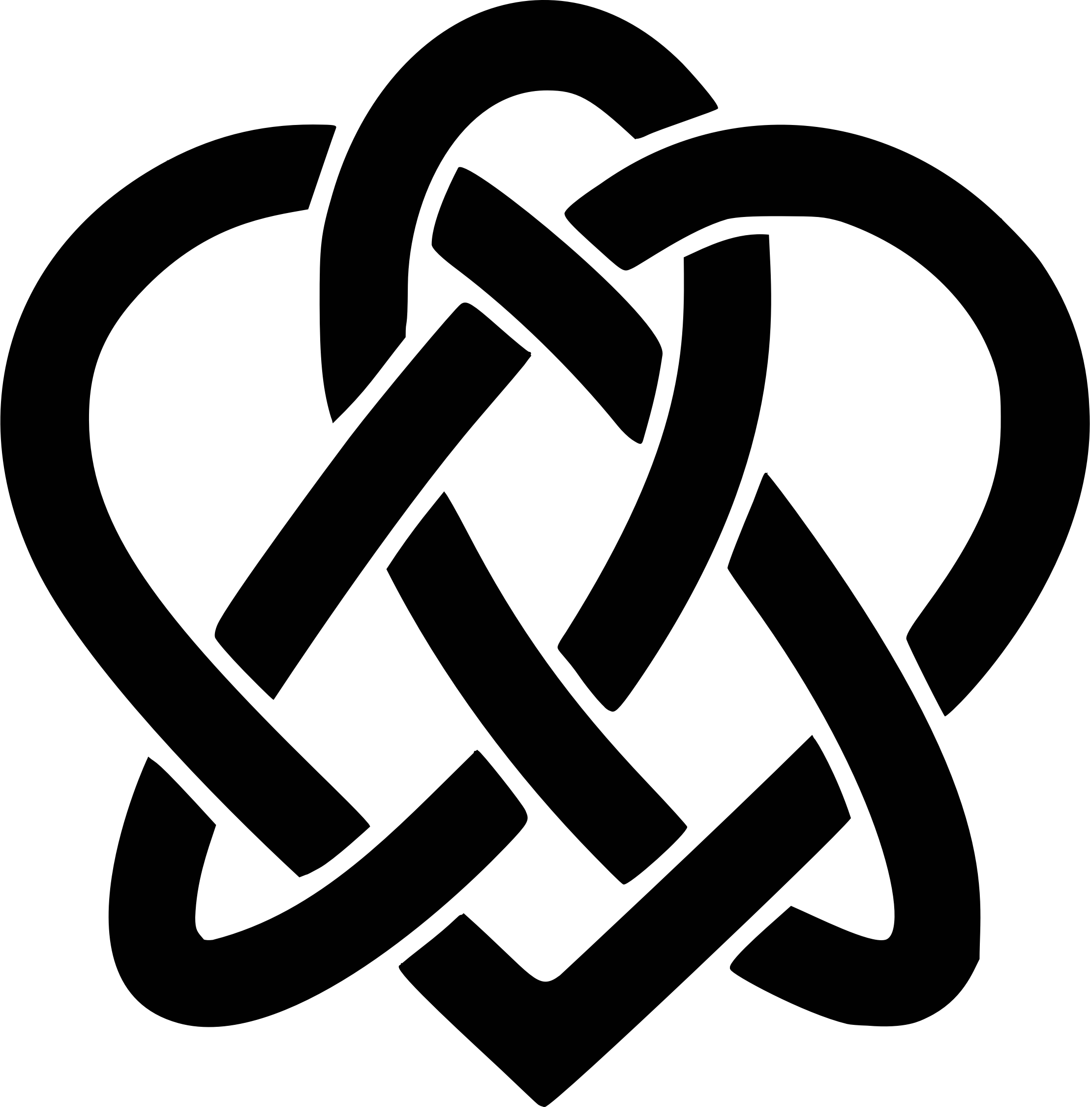 Celtic Clipart Celtic Art - Celtic Knot Clipart Black And White (2216x2250), Png Download