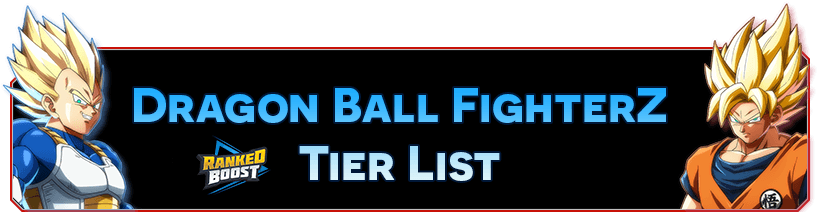 Dragon Ball Fighterz Best Characters - Dragon Ball Fighter Z Tier List (822x212), Png Download