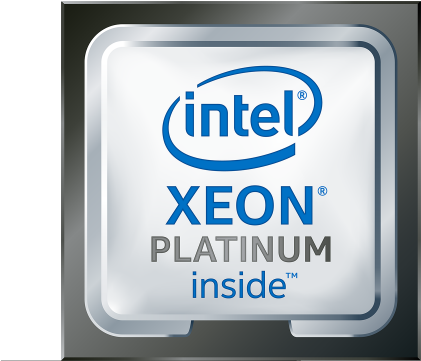 Intel® Xeon® Platinum Badge - Quad Cpu Intel Xeon Platinum 8180 (480x360), Png Download