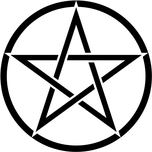 Pagan - Pentacle Symbol (600x560), Png Download