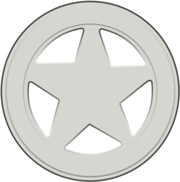 How To Set Use Sheriff Badge Clipart (637x900), Png Download