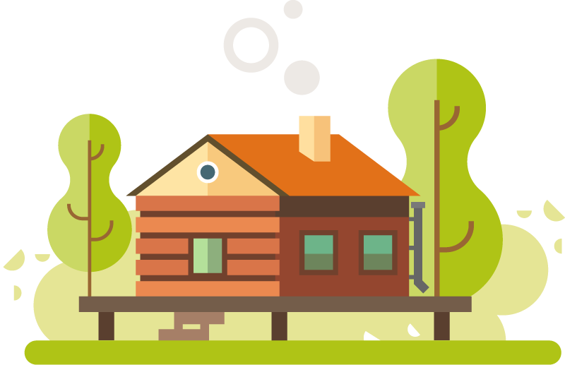 Cabin - Insurance (800x517), Png Download