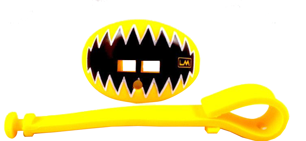 Loudmouthguard Shark Teeth Ghost White With Strap - Shark Tooth (1040x1040), Png Download