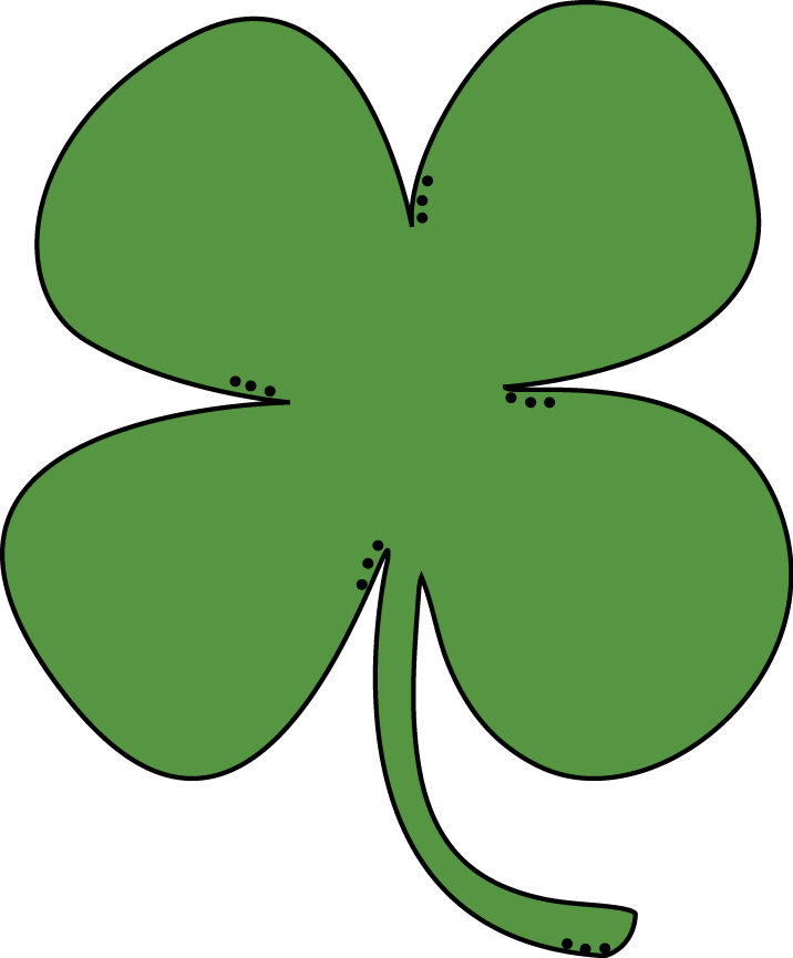 Shamrock Clip Art - Cute Clover Clip Art (716x865), Png Download
