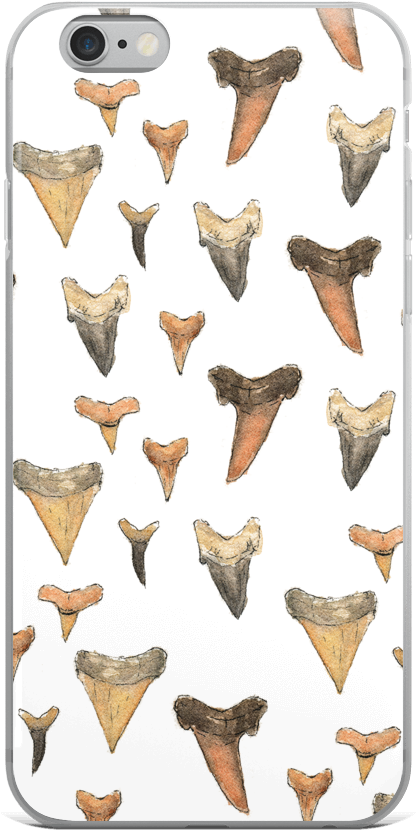 Shark Teeth - Shark Tooth (1000x1000), Png Download