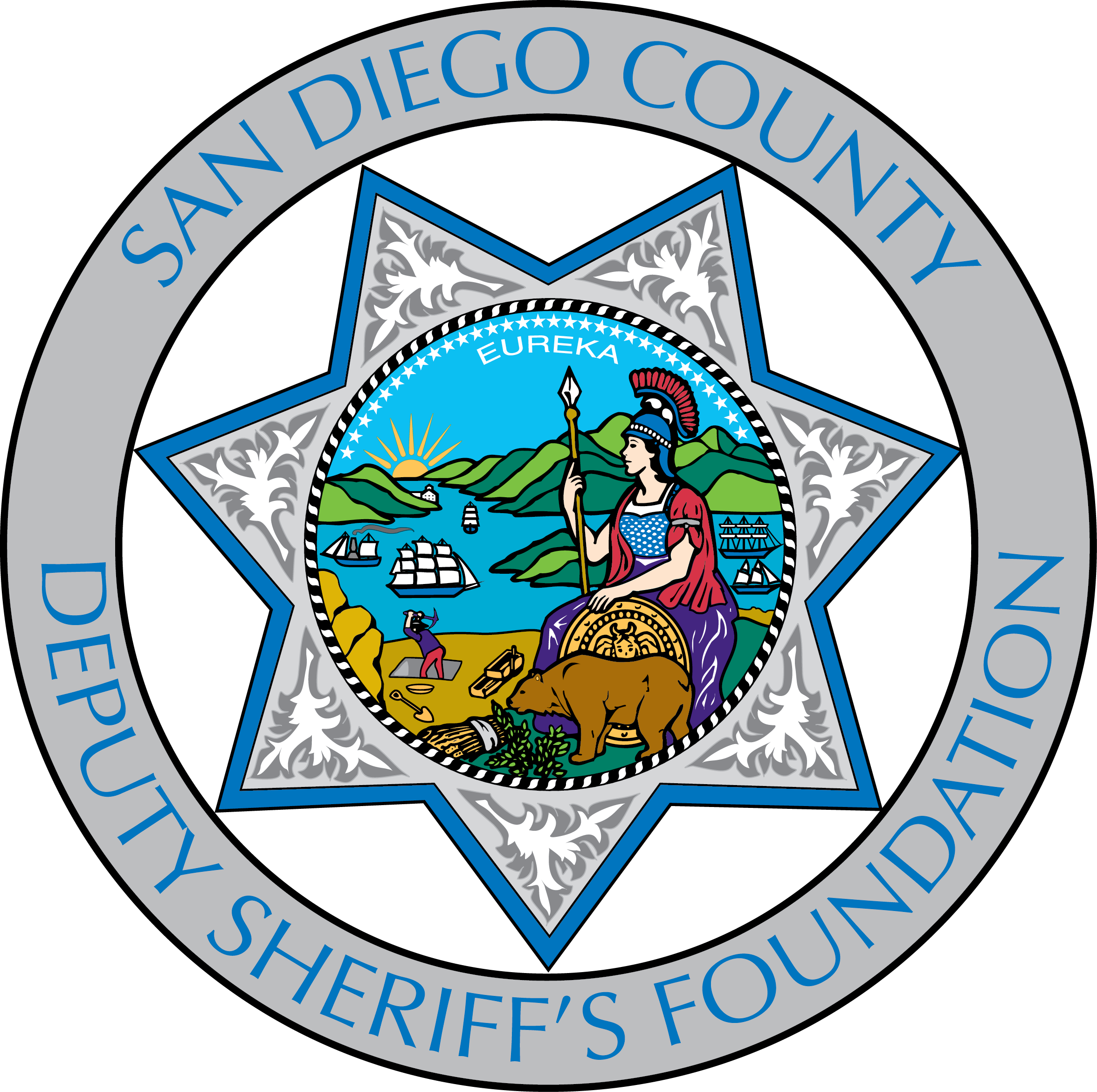 San Diego County Deputy Sheriff's Foundation - San Diego County Sheriffs Association (2353x2341), Png Download