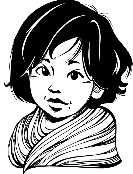 How To Set Use Indigenous Girl Clipart (456x597), Png Download