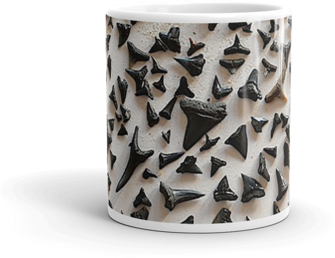 Shark Teeth Mug - Lampshade (850x850), Png Download