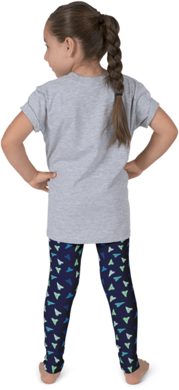 Cow Print Leggings Girls (600x600), Png Download