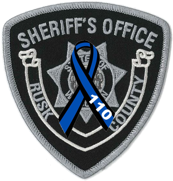 Jail Business Hours - Rusk County Sheriff Patch (348x367), Png Download
