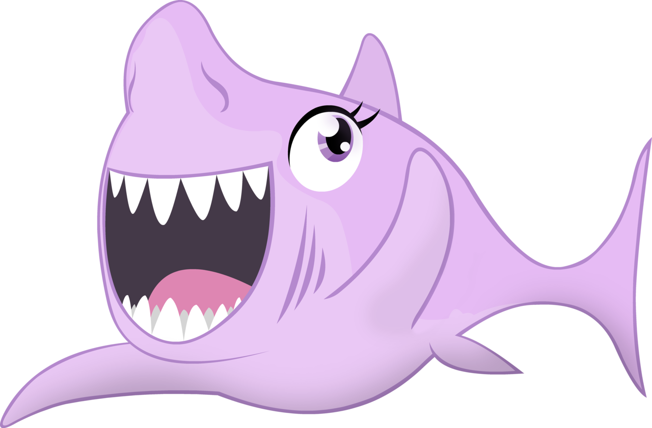 Zvn, Open Mouth, Safe, Shark, Sharkified, Simple Background, - Cartoon Shark Transparent Background (1280x841), Png Download