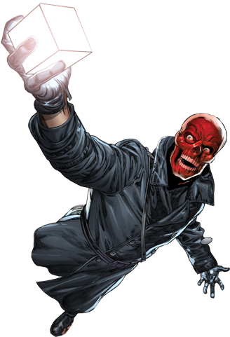 Red Skull Marvel Xp - Red Skull Marvel White Background (360x502), Png Download