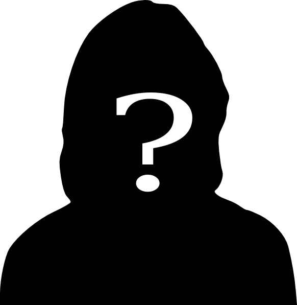 Unknown Clipart Man Silhouette - Female Silhouette Question Mark (582x597), Png Download